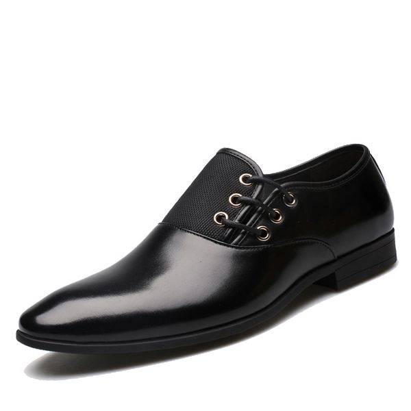 

genuine leather oxford shoes for men flats new 2016 fashion men shoes moccasins sapatos masculinos social zapatos hombre, Black