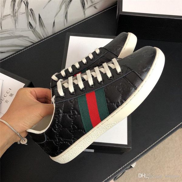 

21ss люкс женская обувь дизайнеры квартиры холстины женщин обувает тапки осиповке твердая шнуровке способа вскользь белые ботинки высокого к, Black