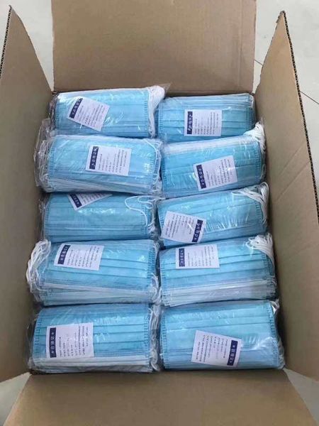 

fedex 3-10day in stockdisposable face masks disposable 3 layers dustproof mask facial protective cover masks set anti-dust mask