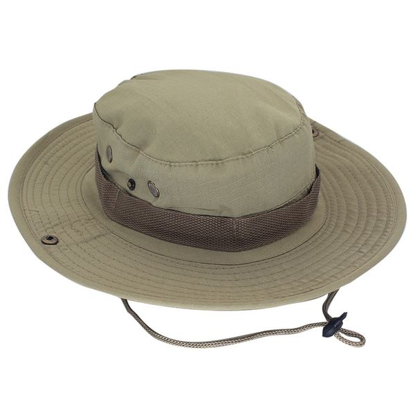 

pure color mountaineering fishing fisherman hat men outdoor protective hunting camouflage hats wide brim dome smiley cap xl, Blue;gray