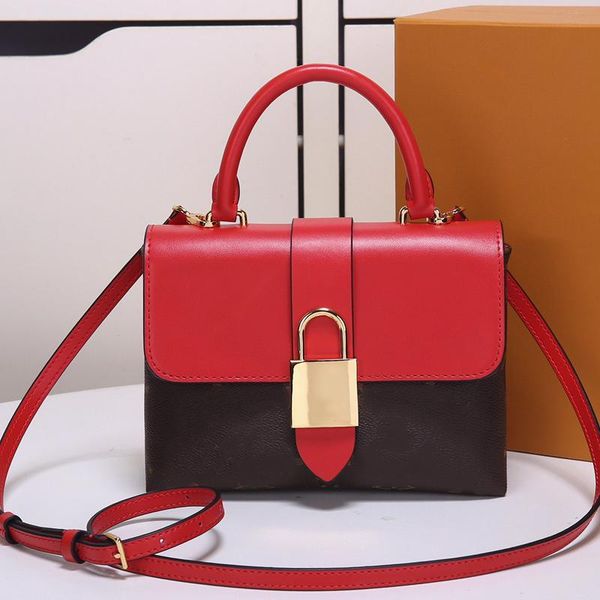 

classic genuine leather shoulderbag designer handbags fashion women totes bag messenger bag 4 colors 21cm 2020