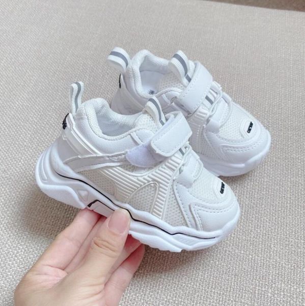 

boys girls shoes children sneakers sport shoes children rubber leisure trainers casual kids sneakers 2020 spring summer, Black