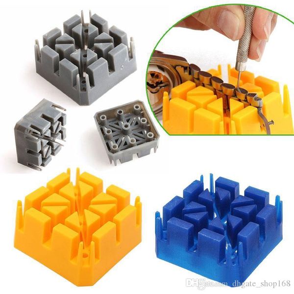 10 PCS Hot Watch Case Band Bracciale Holder Link Pin Remover Block Watchmaker Repair Tool Watch Band Bracciale Strap Holder Link Pins Remover