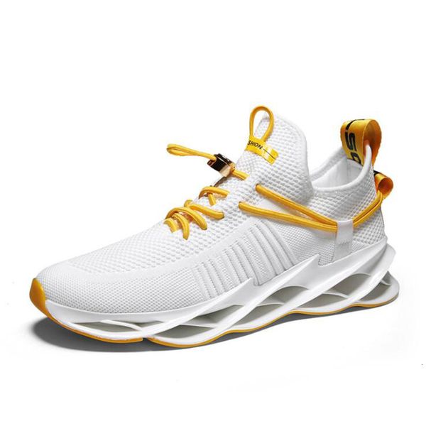 

running shoes pure white all-match fashion men trainer breathable outdoor triple black sport sneaker size 40-44