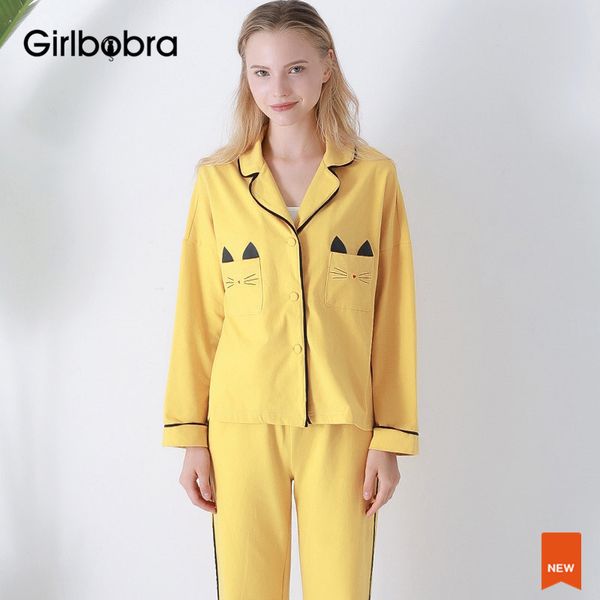 

grlbobra women's new sweet girl wears sexy, comfortable and soft two-piece pajamas outside her home, Blue;gray