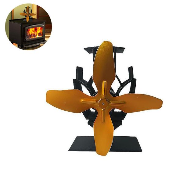 

ipree 4 blades fireplace fan 55-300 thermal heat power stove fan wood burner fan
