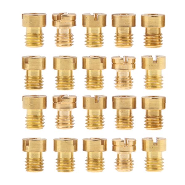 

20x carburetor main jet kit 108 110 112 114 115 116 118 120 122 124 for pwk