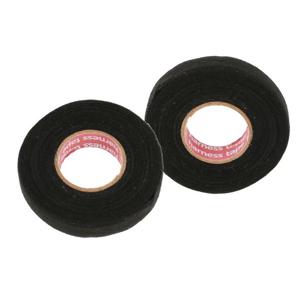 

2pcs auto car truck noise damping loom wire harness cloth electrical tape
