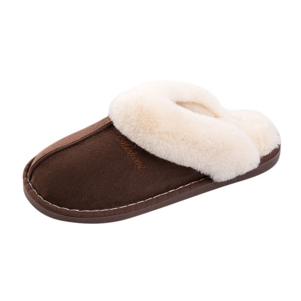 

men's winter solid fluffy slip-on house indoor outdoor men shoes 2019 warm slippers chaussure homme erkek ayakkabi #y3, Blue;gray