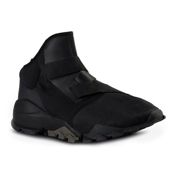 

2020 new men harajuku slip on genuine leather shoes high trainer sneakers fashion hip hop dancing thick platform shoes male, Black