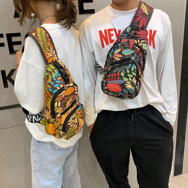 

nylon lover fashion printing flower shoulder bag crossbody bags chest bags pack waist pack dropshipping 2019 bolsa