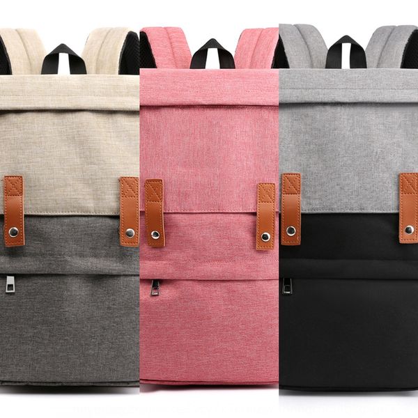 

swfhj mummy bag large capacity multi-function double shoulder mother and diaper bottle backpack baby bag waterproof maternal nursing bottle