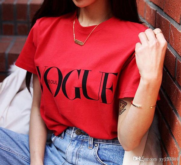 

women's designer new street leading fashion trends sweatshirts women's letter prints loose short sleeve summer t-shirt women, White