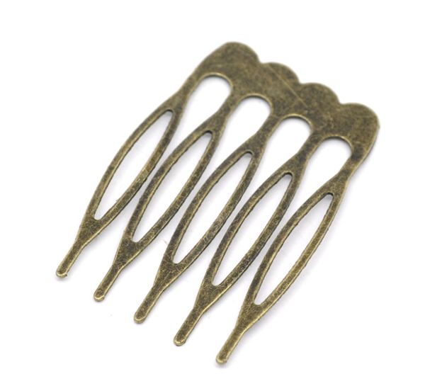 

1. doreenbeads 30 bronze comb hair pliers 39x26mm (b14362, Golden;white