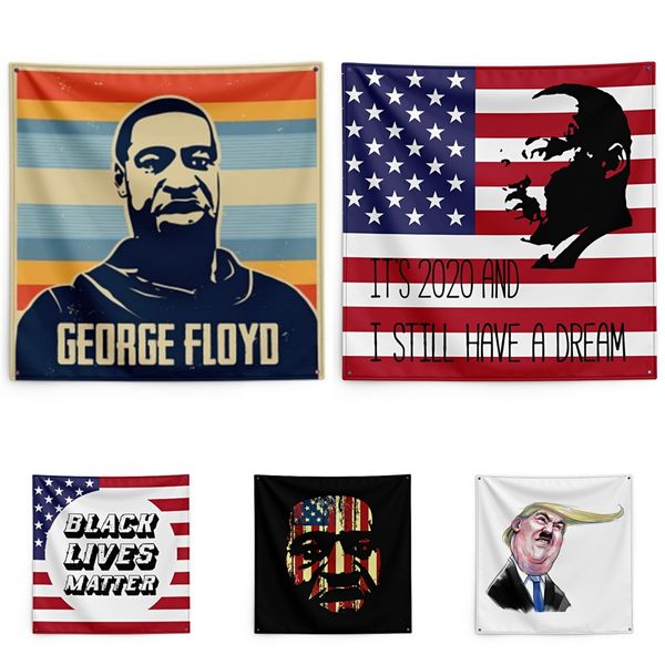

fight for george floyd printing tapestry black lives matter 150*150cm tapestry #qa61743