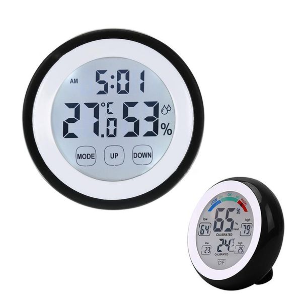 

new digital indoor thermometer hygrometer gauge interior accessories ornaments temperature humidity sensor with lcd display