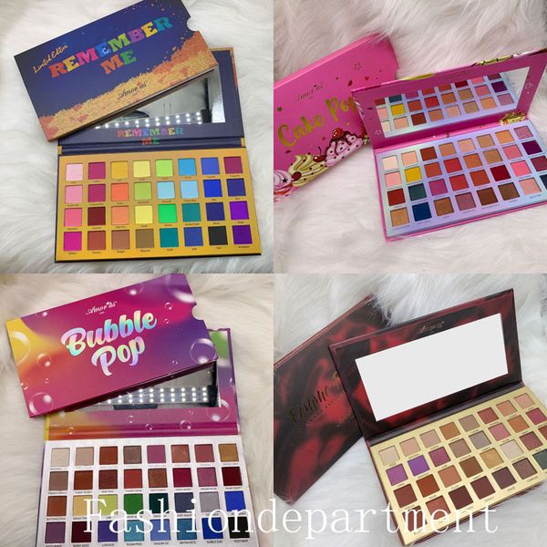 

New makeup amor u 32color eye hadow palette remember me bubble pop cake pop famme fatale matte himmer eye powder
