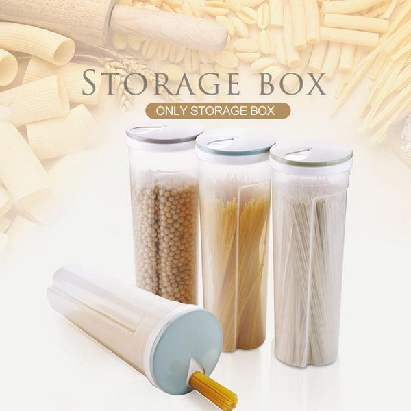 

kitchen sealed box collecting tank pp 3 color pasta noodle solid dessert grain storage bottle practical rice