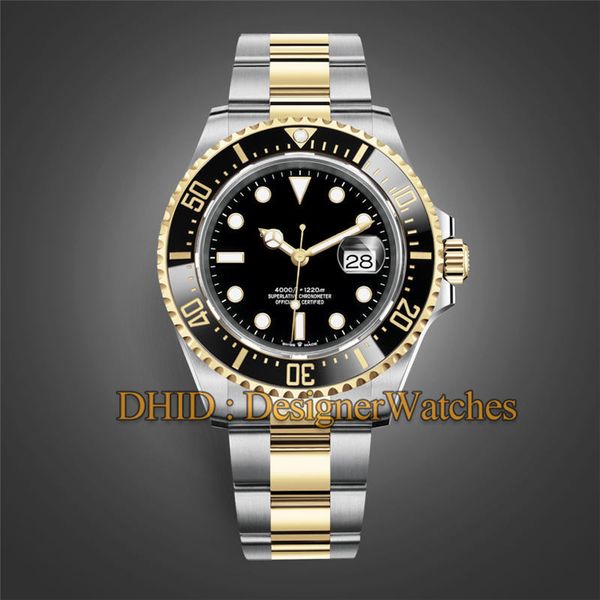 

126660 126603 ceramic bezel mens watches mechanical automatic 8215 movement watch man d-blue dial luxury watch montre de luxe wristwatches, Slivery;brown