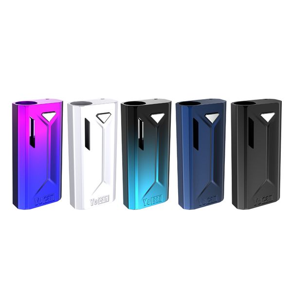

Original Yocan Groote Box Mod 350mAh Preheat VV Battery Mods with USB Charger Magnetic adaptor 5 Colors Ecig dhl free