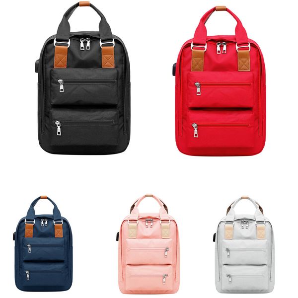 

kkmhan brand fashion ladies large capacity portable shoulder travel bag with charging socket dropshipping mochila feminina bolsa