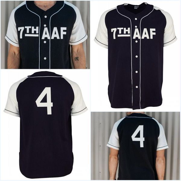 

7th Army Air Force 1944 Road Jersey Any Player or Number Stitch Sewn All Stitched High Quality Free Shipping Baseball Jerseys