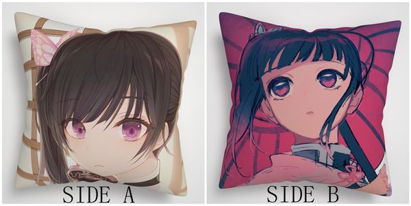 

suef anime manga kimetsu no yaiba tsuyuri kanawo anime two sided pillow cushion case cover 1116 pillow case