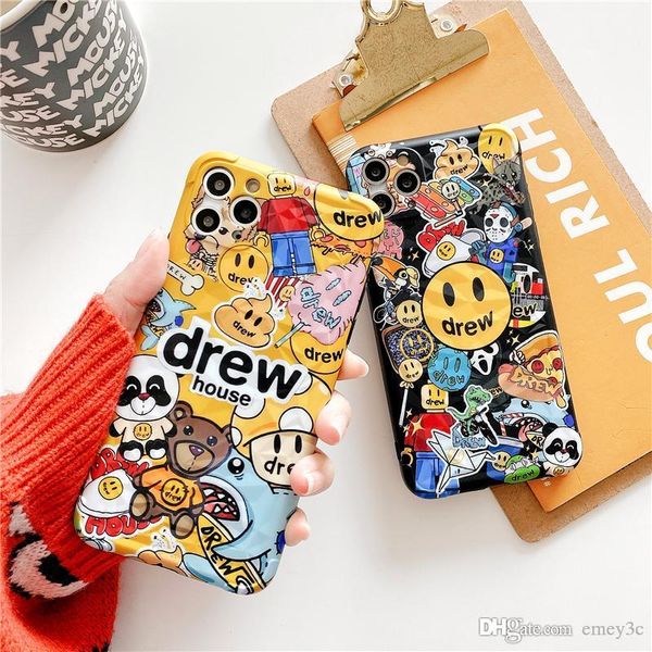 

new luxury design phone case fashion for iphone 11 pro xs max xr se 7 8 plus famous silicon phone back cover