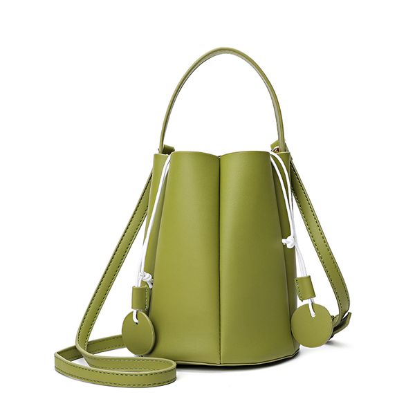 

2020 new women mini handbags female organ round bucket bag pleated bag japanstyle ladies crossbody shoulder sets