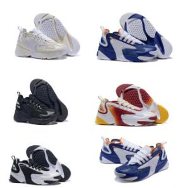 

2019 zoom 2k sail white-black navy orange mens outdoor zm sports shoes basketball style m2k tekno model fashion men designer sneakers
