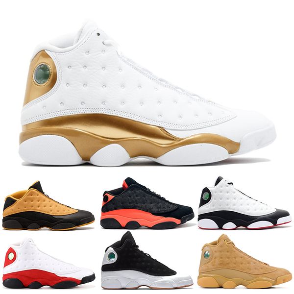 

2019 13 13s basketball shoes clot cap and gown melo atmosphere grey flint he got game altitude black cat mens trainer sports sneakers