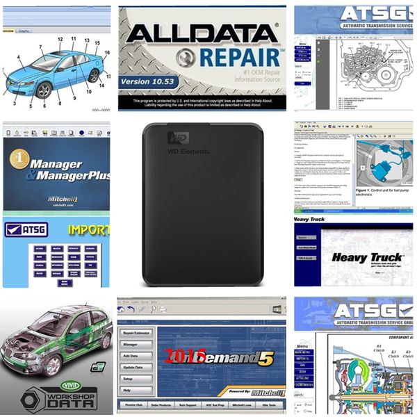 

2019 auto repair oft ware alldata 10 53 mitchell 2015 vivid work hop at g 49 in 1tb hdd alldata mitchell hdd for car and truck