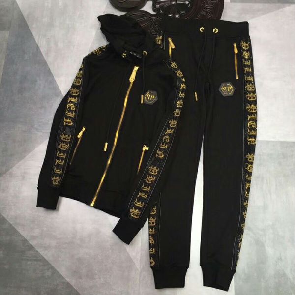 

New fa hion de igner track uit pring autumn ca ual brand port wear track uit hoodie men clothing outwear