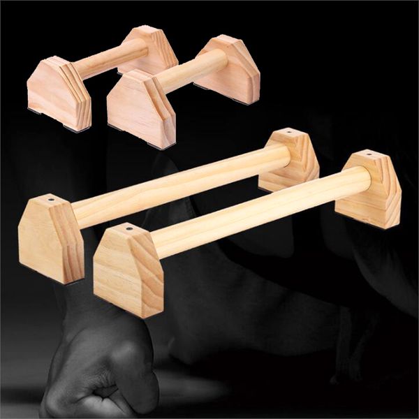

9in push up board gym pull up stands bars fitness body building wooden home push-up support training men women sport equipment