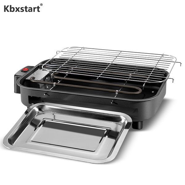

camp kitchen kbxstart bbq barbecue 1300w multi-function electric grills stainless steel smokeless oven household outdoor healthy