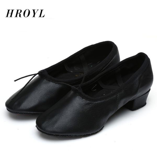 

leather ballet dance shoes teacher practice dance shoes for girls /ladies/red$black&pink slippers ballroom salsa dancing