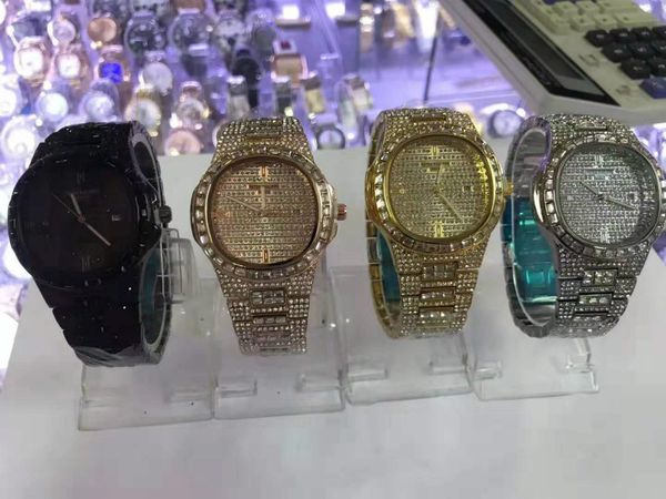 

бриллиантовые мужские/мужские / мужские часы для женщин роскошные женские золотые часы минималистский аналоговый кварцевый movt уникальный ж, Slivery;brown