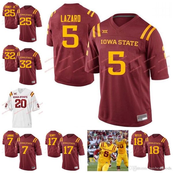 

custom isu iowa state cyclones #18 butler 15 brock purdy 14 tarique milton 23 matthew eaton 8 deshaunte jones college football jerseys, Black;red