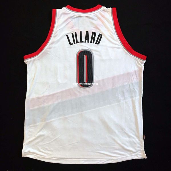 

100% сшитый жилет damian lillard home jersey 52 mens vest size xs-6xl сшитые баскетбольные майки ncaa, Black;blue