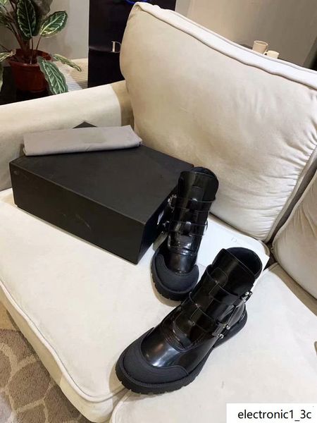 

designers the most fashionable leather non-slip men and women martin boots superstar couple work fashion boots 35-44