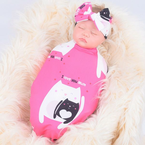 

babydecke wickel neugeborenen musselin wickel schlafsack schlafsack stirnband