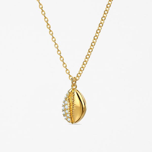 

swa gold color shell elegant necklace women fashion chain jewelry choker, Silver