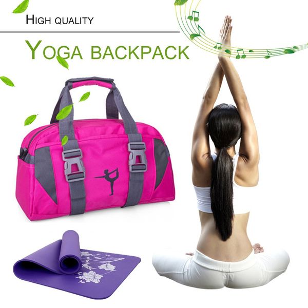 

professional portable waterproof sport gym bag men women waterproof multifunctional sport training handbag female yoga bag