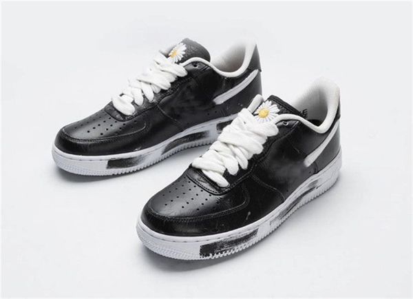 

authentic pmo air peaceminusone forced low 1 para-noise g-dragon black white running shoes man sneakers aq3692-001 with original box