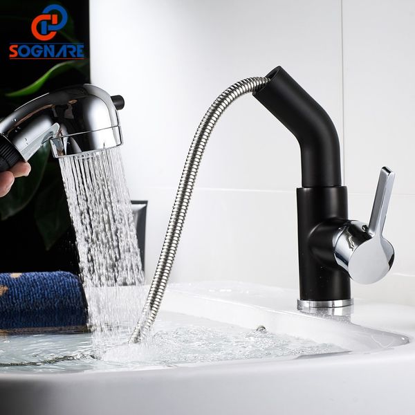 2019 Pull Out Basin Faucet For Bathroom Sink Faucet Single Handle