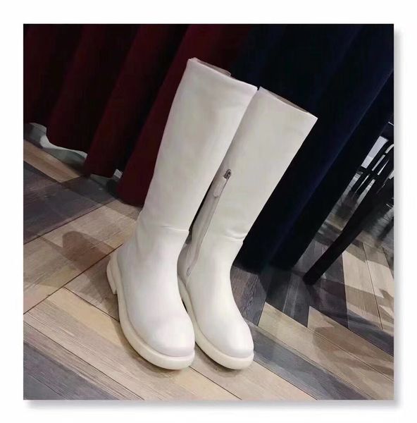 white knee high boots uk