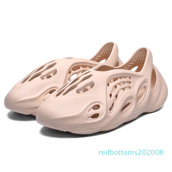 

hole shoes men wowen slippers summer 2020 new style bird nest sandals couple wearing beach shoes r08, Black