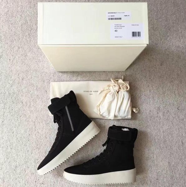 

Fear of god military neaker hight army boot men and women fa hion hoe martin boot