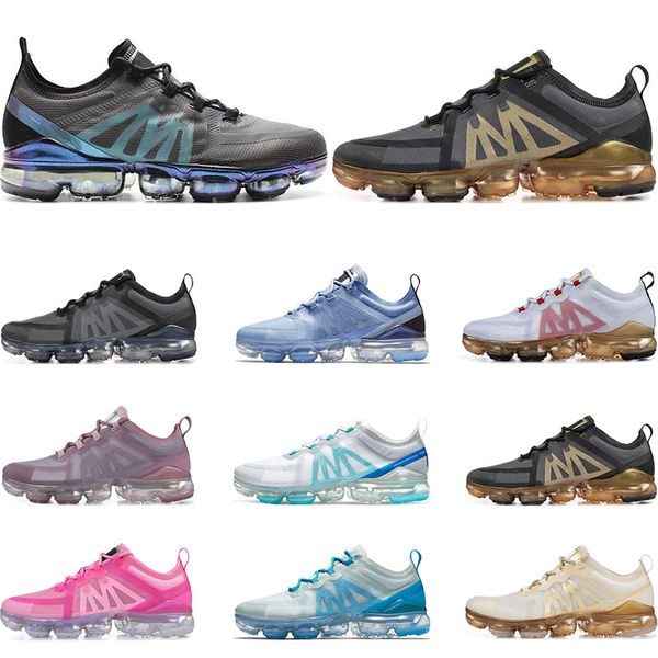 

nike air vapormax 2019 новые кроссовки для мужчин throwback future triple черное белое черное золото psychic pink женские кроссовки мужские, White;red