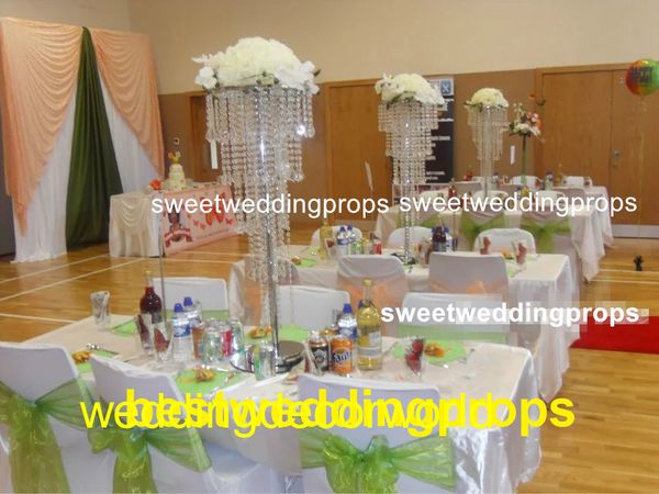 New Plinths Wedding Round Pillar Acrylic Crystal Pedestal Cylinder